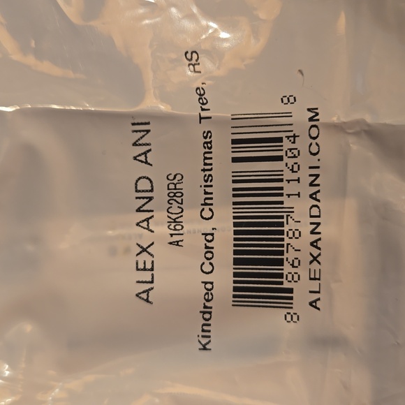 NIP - Alex And Ani Christmas Tree  Kindred Black Cord Pull Bracelet - Preowned - Picture 4 of 4